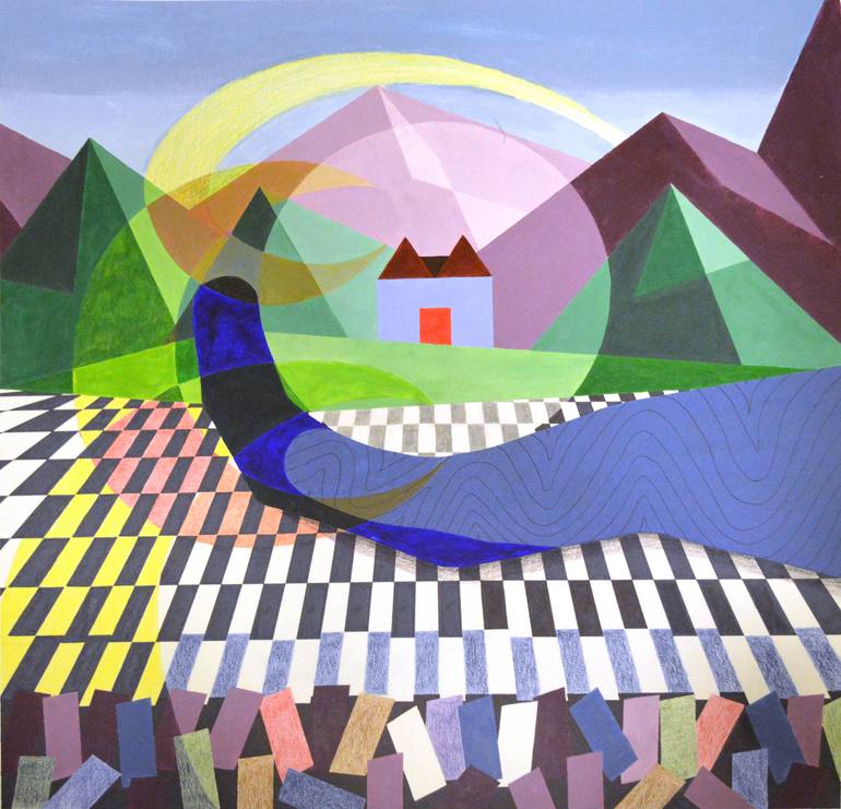 Through a Glass Ball Painting by H Tran Saatchi Art