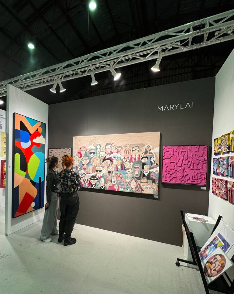 Original Contemporary People Painting by Mary Lai