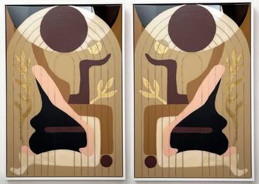 Original Abstract Body Paintings by Mary Lai