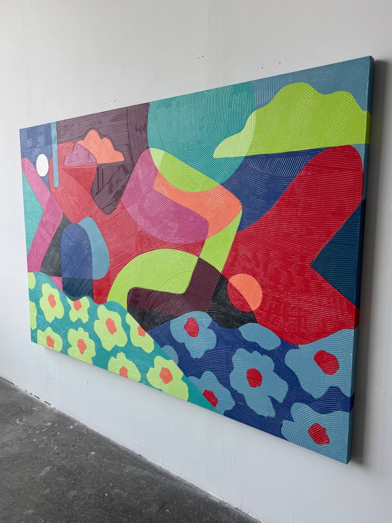 Original Contemporary Abstract Painting by Mary Lai
