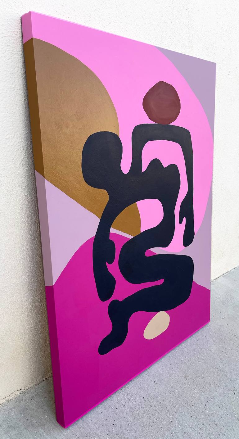 Original Abstract Body Painting by Mary Lai