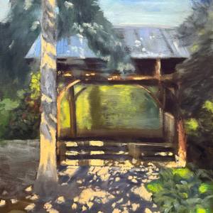 Shelter in Evening Light