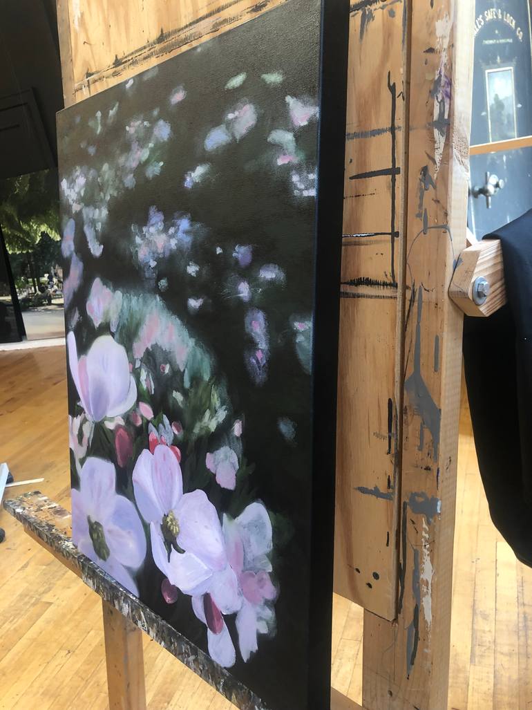 Original Figurative Floral Painting by Brendan Kramp