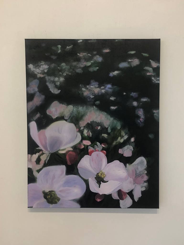 Original Figurative Floral Painting by Brendan Kramp