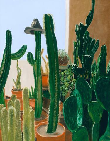 Saatchi Art Artist Brendan Kramp; Painting, “Cactus Cowboy” #art