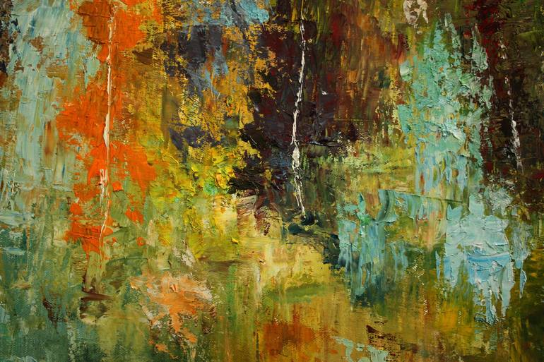 Original Expressionism Landscape Painting by Vladimir Volosov