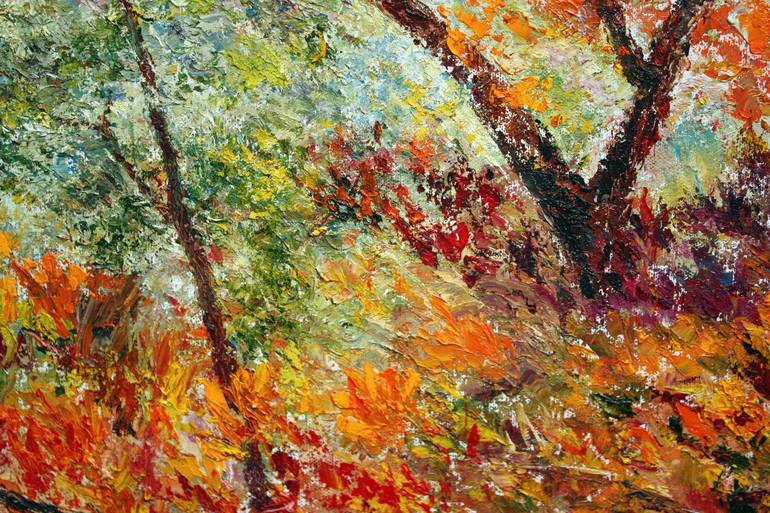 Original Impressionism Landscape Painting by Vladimir Volosov