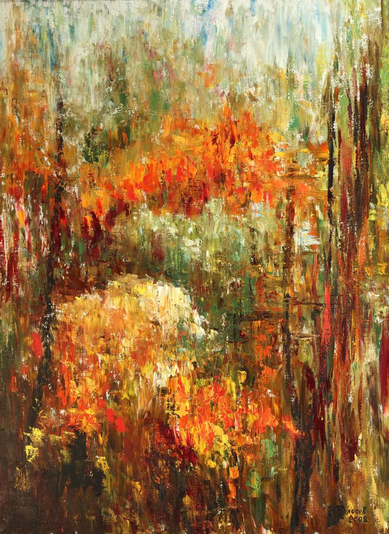 Print of Abstract Expressionism Landscape Paintings by Vladimir Volosov