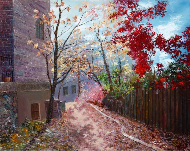 Print of Impressionism Landscape Paintings by Vladimir Volosov