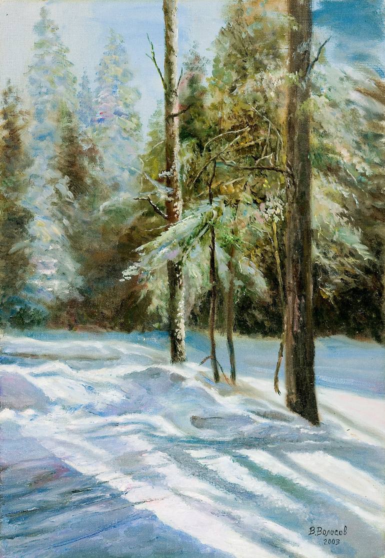 Print of Impressionism Landscape Paintings by Vladimir Volosov