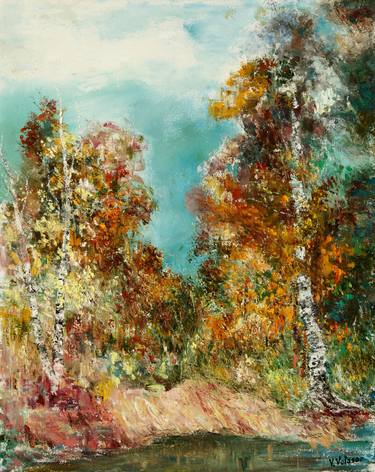 Original Expressionism Landscape Paintings by Vladimir Volosov