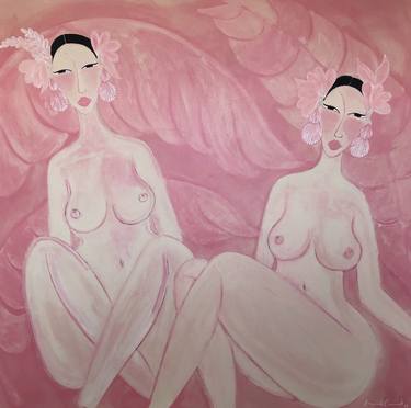 Original Expressionism Women Paintings by Hannah Carrick