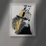 Fashion Illustration - Yellow and blue