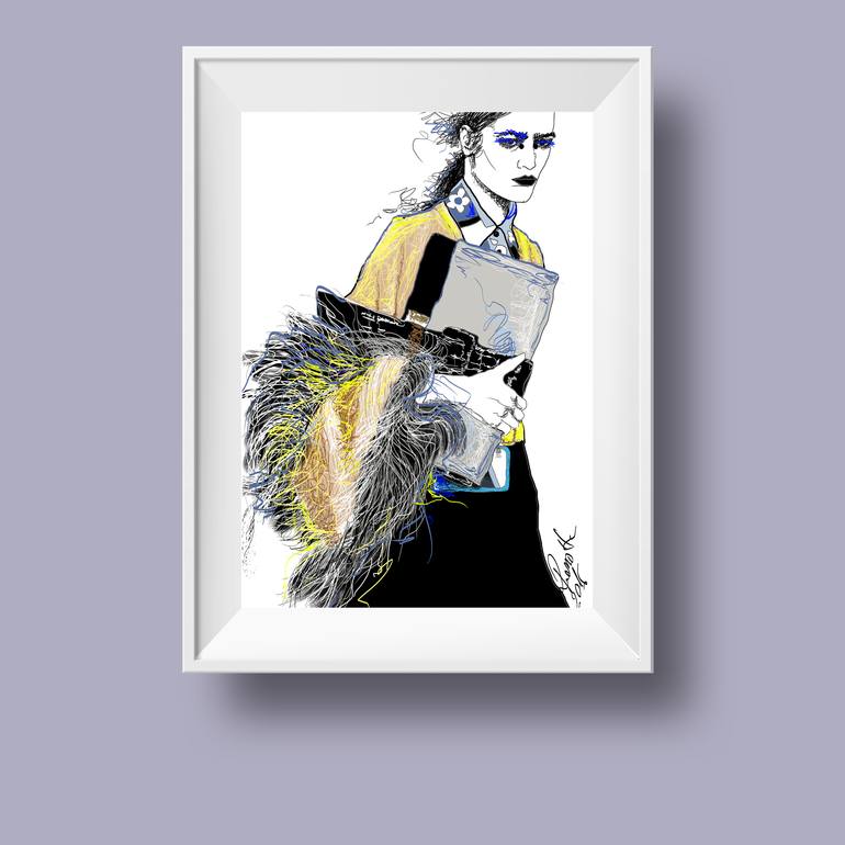Original Digital Art Fashion Digital by Renáta Pethő