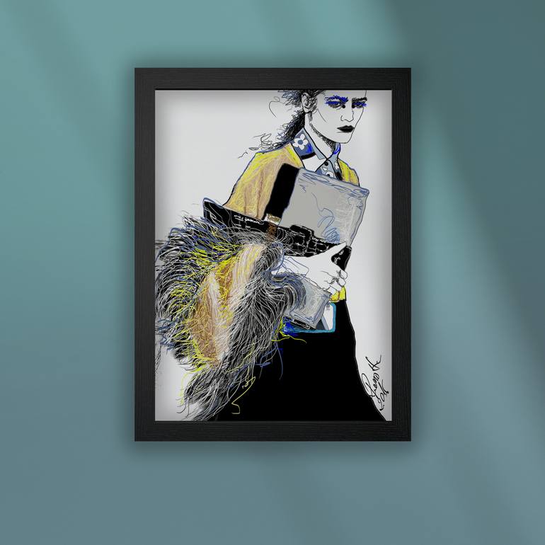 Original Digital Art Fashion Digital by Renáta Pethő