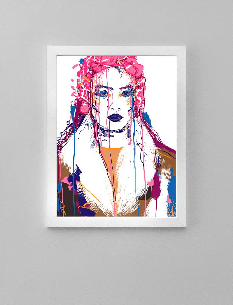 Original Digital Art Fashion Digital by Renáta Pethő