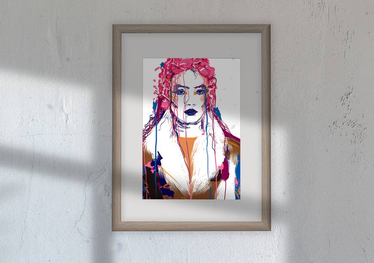 Original Digital Art Fashion Digital by Renáta Pethő