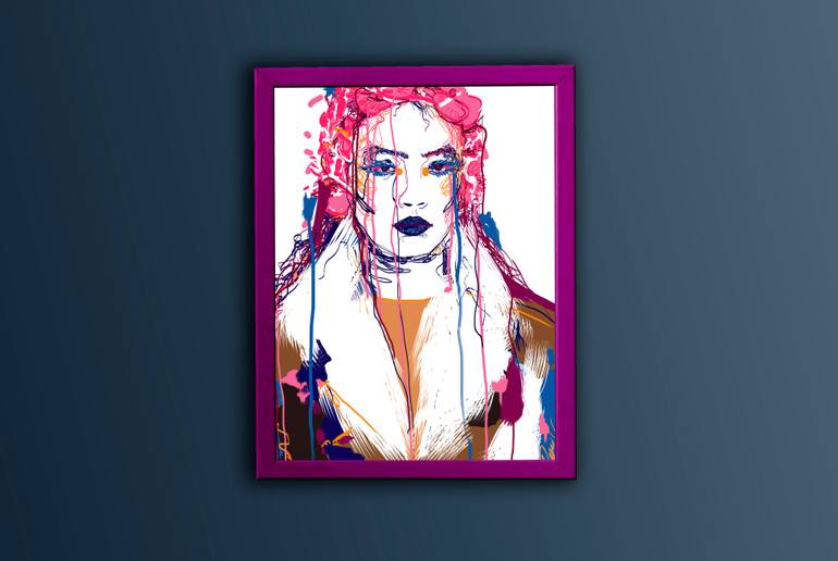 Original Digital Art Fashion Digital by Renáta Pethő