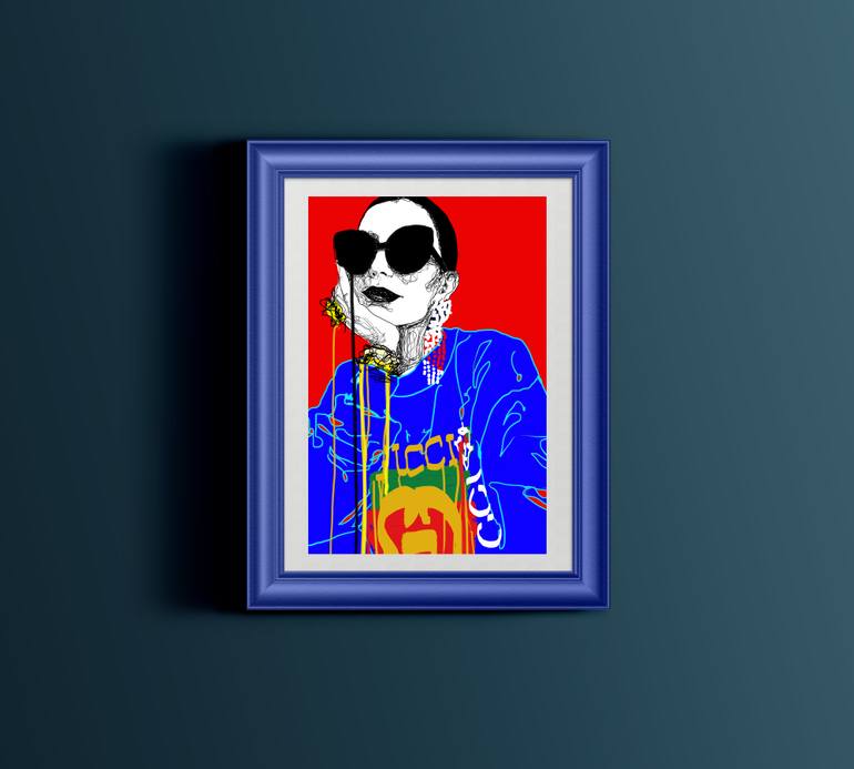 Original Contemporary Fashion Digital by Renáta Pethő