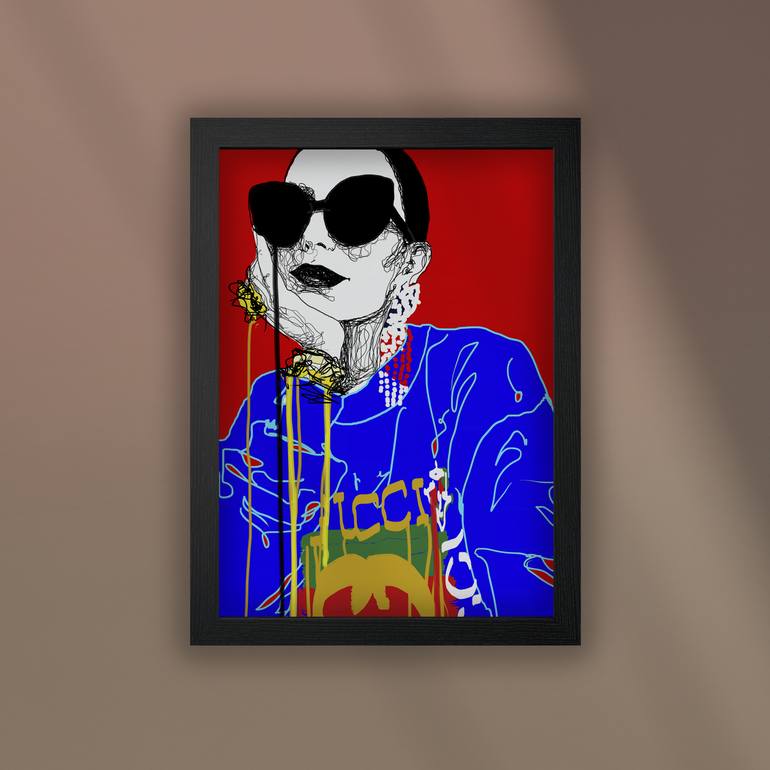 Original Contemporary Fashion Digital by Renáta Pethő