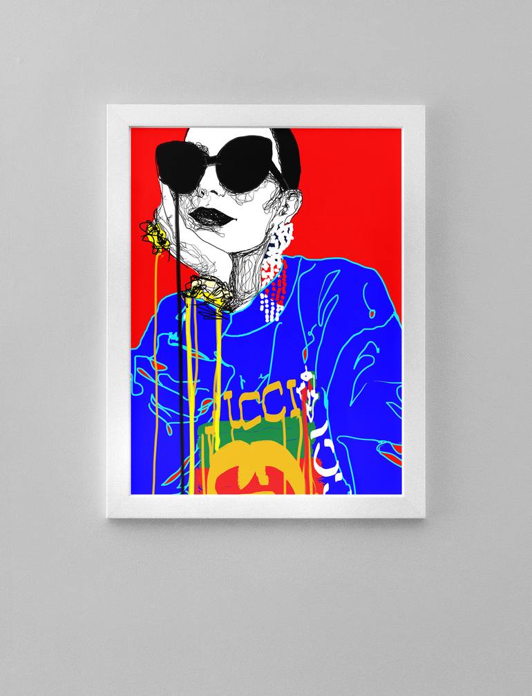 Original Contemporary Fashion Digital by Renáta Pethő