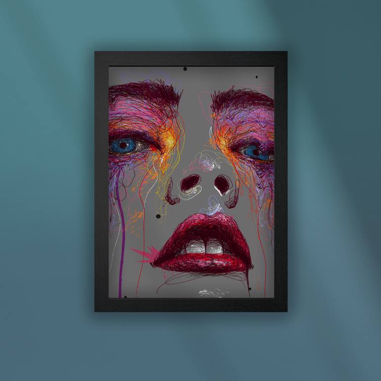 Original Contemporary Fashion Digital by Renáta Pethő