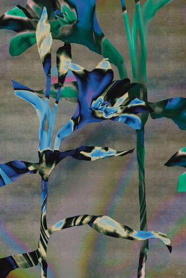 Original Contemporary Floral Digital by Renáta Pethő