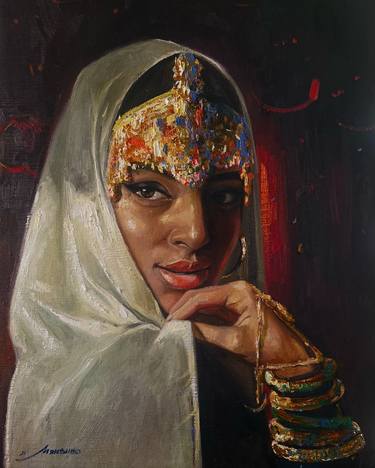 Print of Portrait Paintings by Mansuma Alakbar