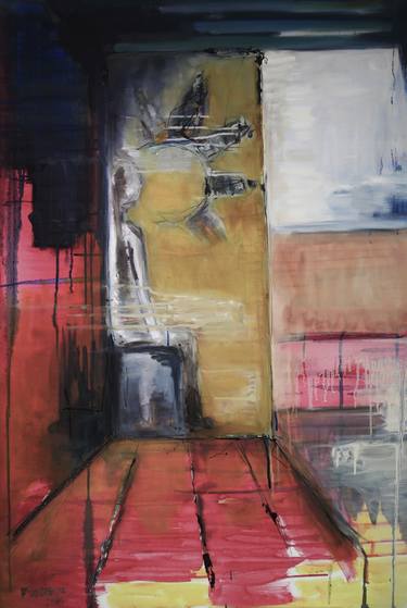 Print of Expressionism Interiors Paintings by Ana Fonseca
