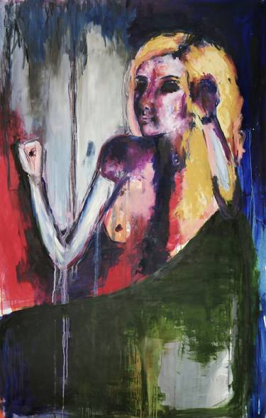 Print of Expressionism Women Paintings by Ana Fonseca