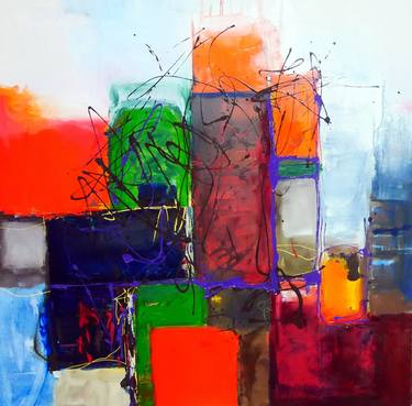 Original Abstract Paintings by Ana Fonseca