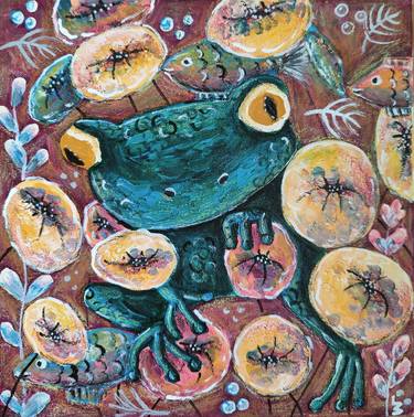 Original Abstract Animal Paintings by Munoz Valeriya