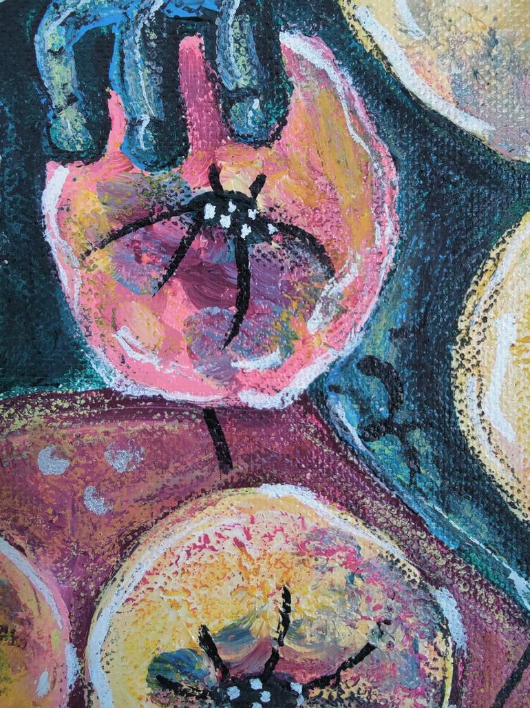 Original Abstract Animal Painting by Munoz Valeriya