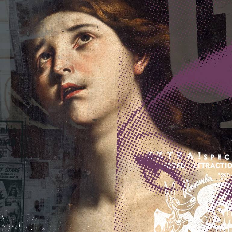 Original Figurative Women Collage by Donald Van Schilt