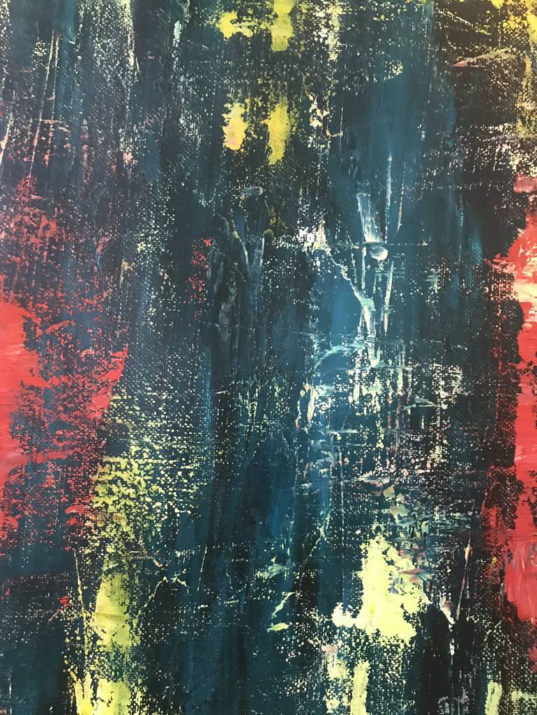 Original Abstract Expressionism Abstract Painting by Alex Sher