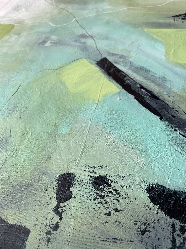 Original Abstract Expressionism Abstract Mixed Media by Vanessa Caroli