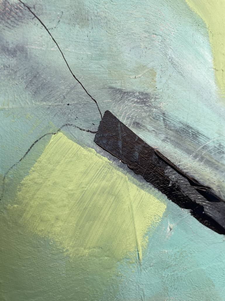 Original Abstract Expressionism Abstract Mixed Media by Vanessa Caroli
