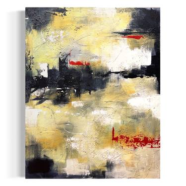 Original Abstract Expressionism Abstract Mixed Media by VANESSA CAROLI