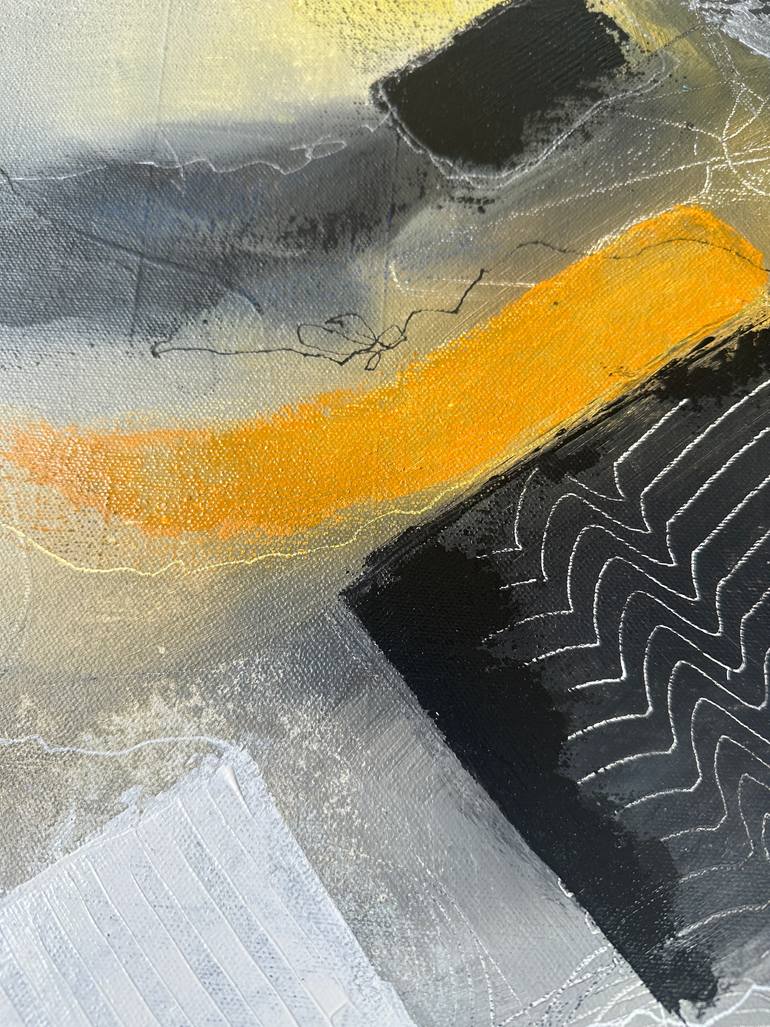 Original Abstract Expressionism Abstract Mixed Media by Vanessa Caroli