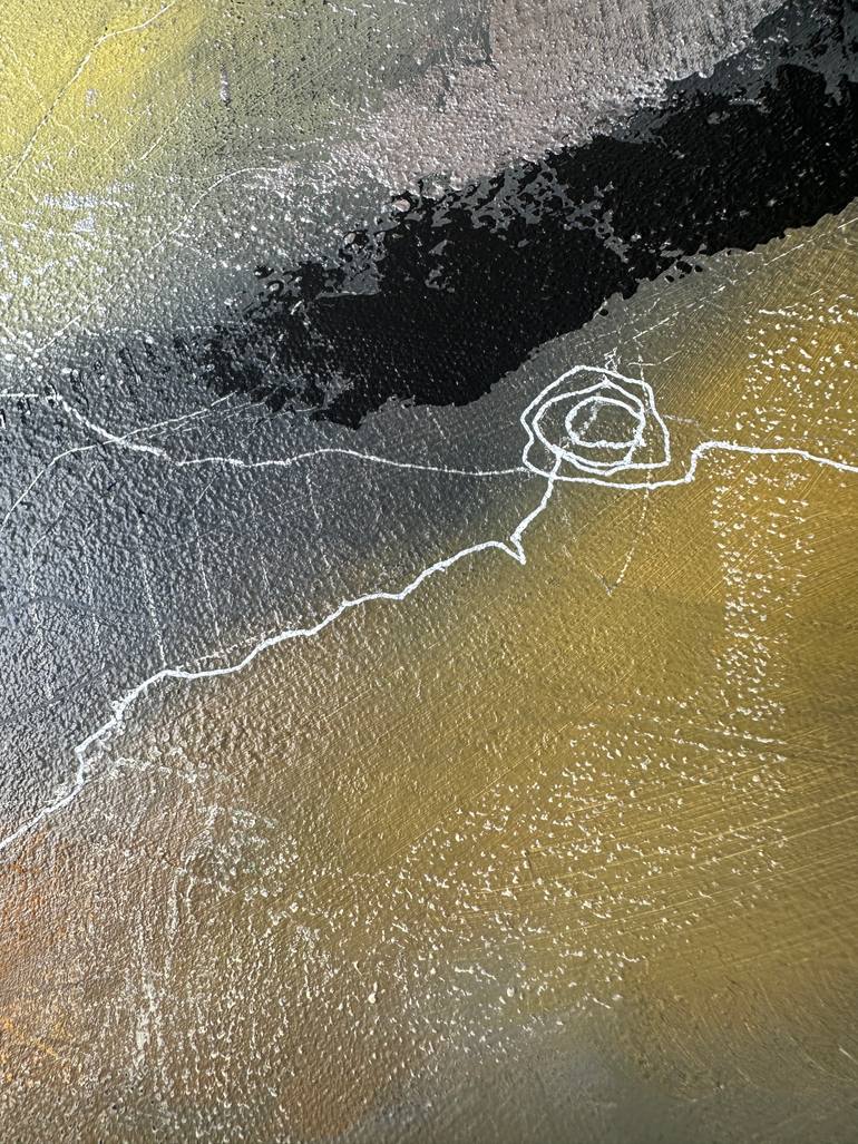 Original Abstract Expressionism Abstract Mixed Media by Vanessa Caroli