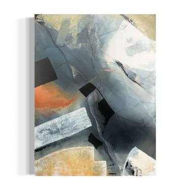 Original Abstract Expressionism Abstract Mixed Media by Vanessa Caroli
