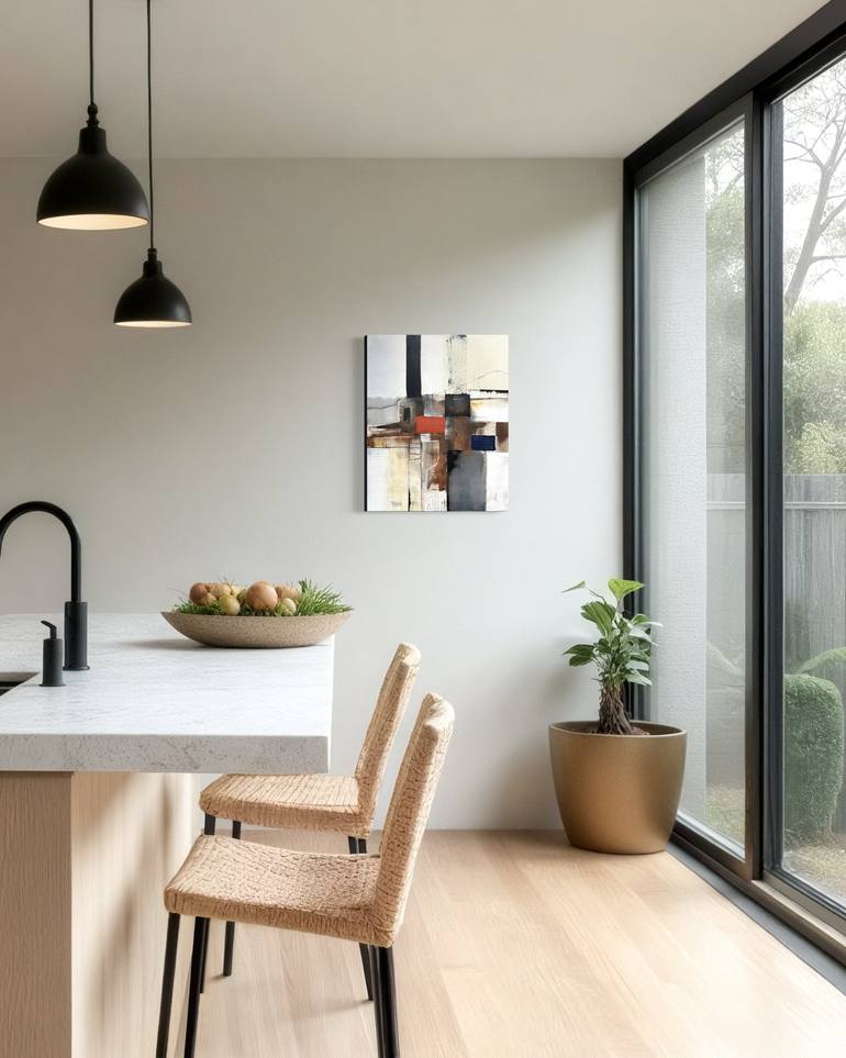 Original Abstract Expressionism Abstract Mixed Media by Vanessa Caroli