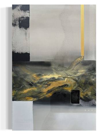 Original Abstract Expressionism Abstract Mixed Media by Vanessa Caroli