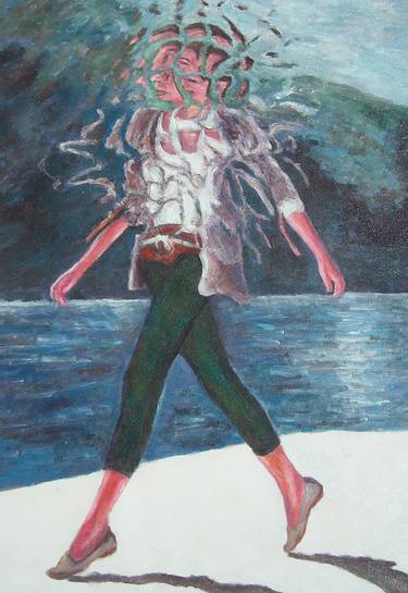 Original Figurative Women Painting by Paolo Avanzi