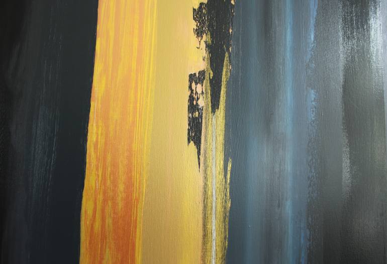 Original Minimalism Abstract Painting by Ernst Beck