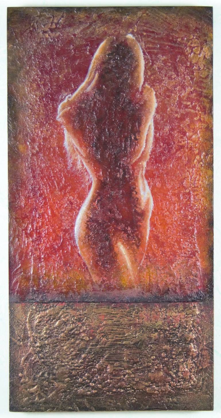 Original Figurative Nude Painting by Camillo Gannelli