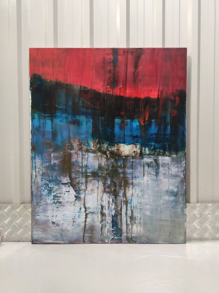 Original Abstract Landscape Painting by Sebastian Poplawski