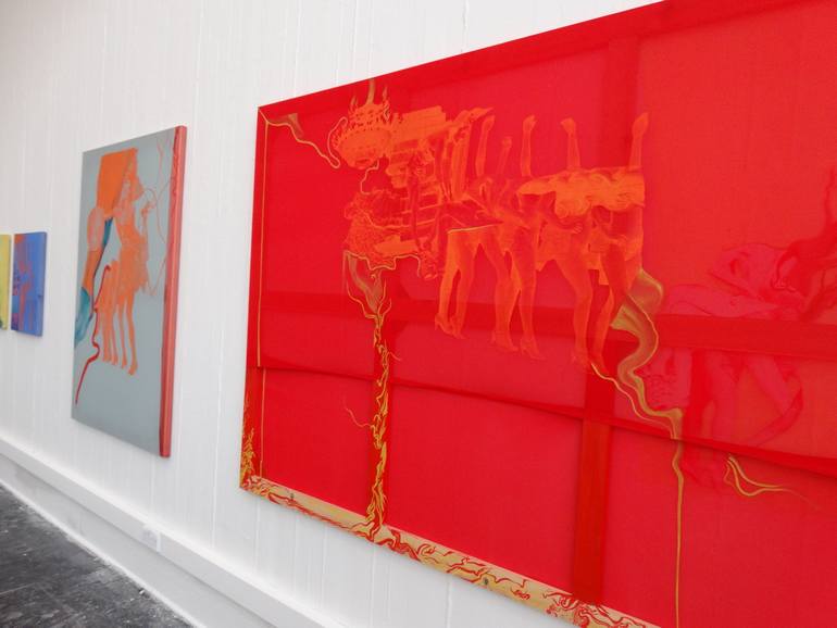 Original Abstract Printmaking by Louise Ferguson