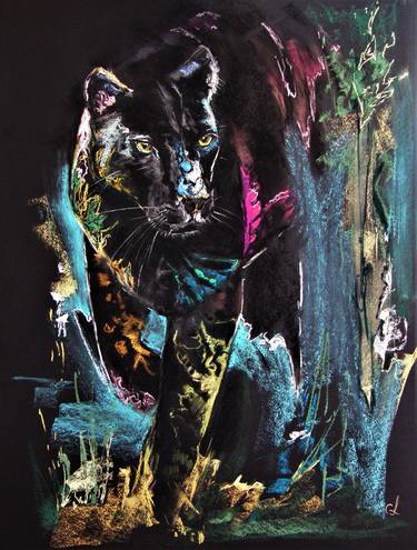 Saatchi Art Artist Christine Lawrence; Paintings, “To Rilke's Panther” #art