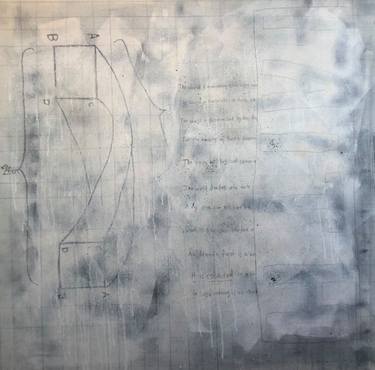 Original Conceptual Abstract Painting by Heine Takegawa